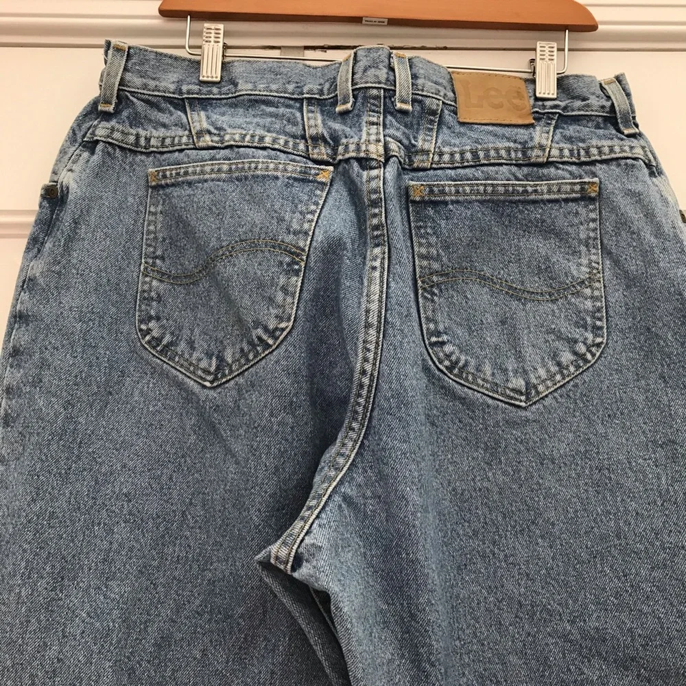 Vintage Lee mom/dad jeans stains on front as shown vintage size 18w/P - Picture 3 of 10